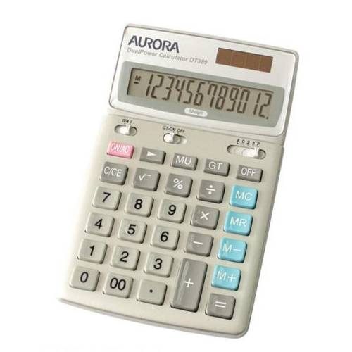 Aurora DT389 12-Digit Desktop Calculator