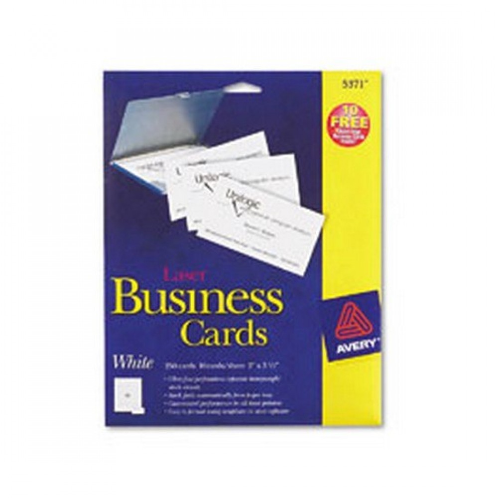 Avery 5371 Laser Business Cards (25 cards) [Your online shop for ...