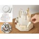 Rotating 360 degrees Desk Organizer Pen,Stationery Round Holder/Cosmetics Storage Holder