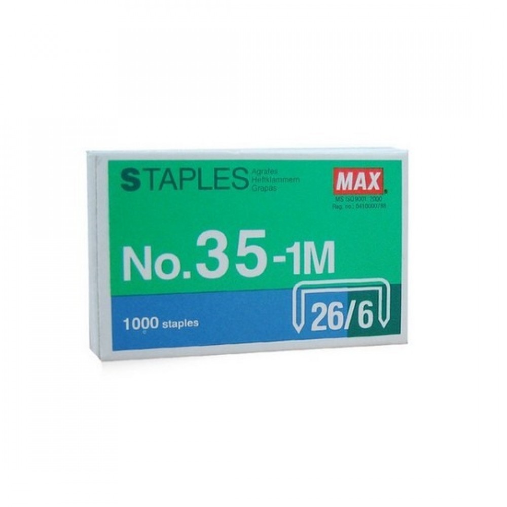 Max No.351m 26/6 Staple Pins [Your online shop for Stationery and