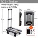 Handy Portable Foldable Platform Trolley – Heavy-Duty Transport Cart (Up to 150kg Weight Capacity, Easy to Store and Transport)