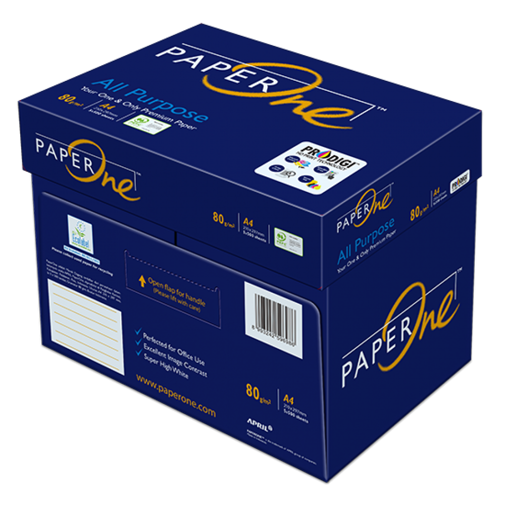 A4 80gsm Paperone Blue All Purpose / 85gsm Digital Copy Paper (5 reams ...