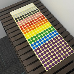 08mm Colour Dots Sticker Labels